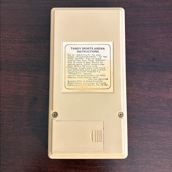 Tandy Sports Arena (1981, Model# 60-2158) - Picture 6 of 14
